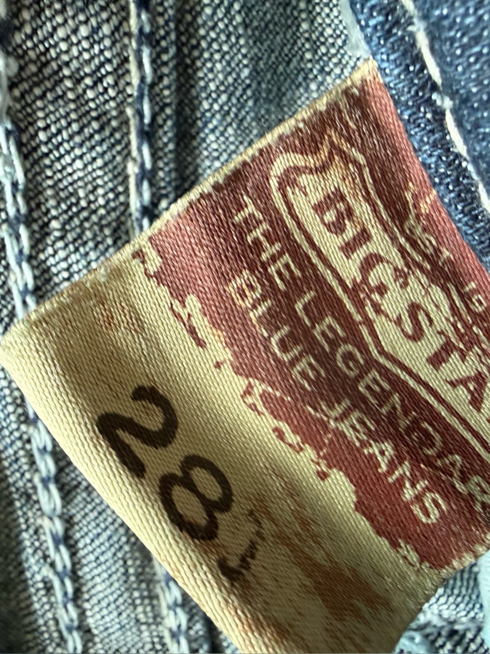 Big Star Women's Flare Jeans in Faded Blue Wash - Picture 8 of 8